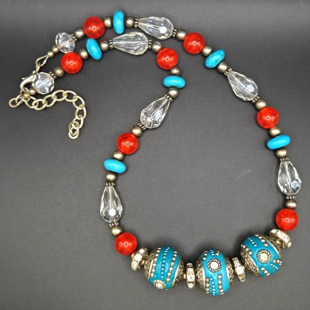 N/A beaded statement